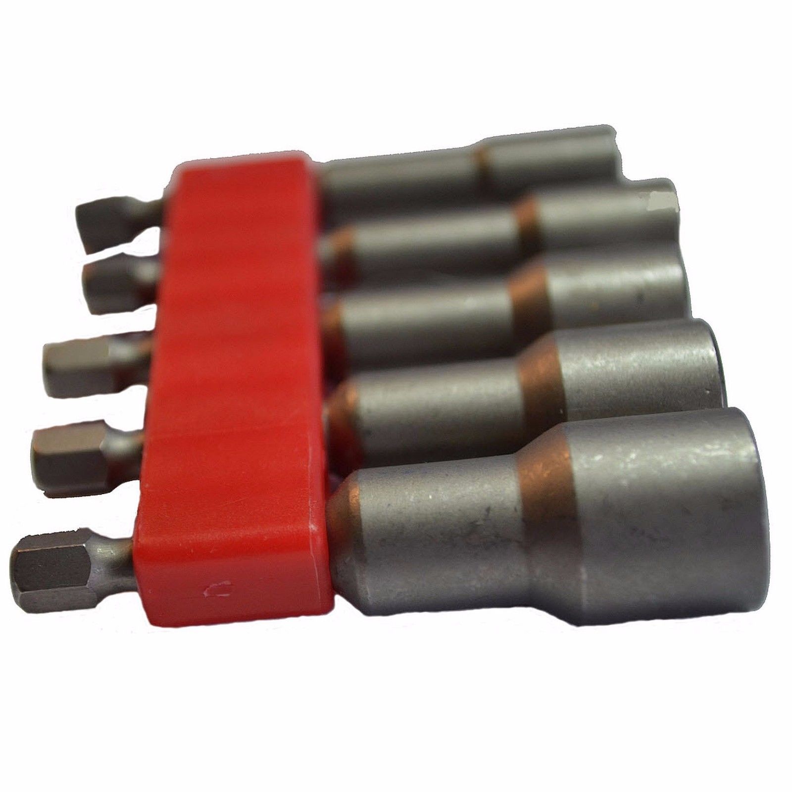 Neiko 5 pc Magnetic Nut Setters (SAE) 1/4" Hex  Sizes: 1/4" to 1/2"