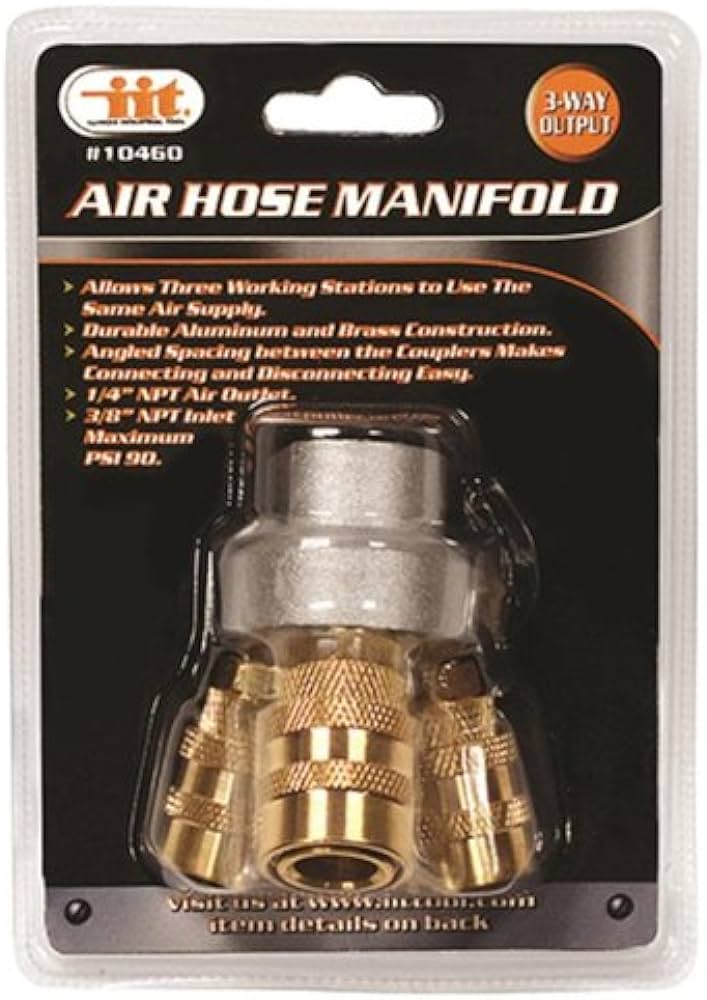 3-Way Output Air Hose Manifold