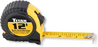 12 ft Quick Read Tape Measure 5/8" Blade by TITAN