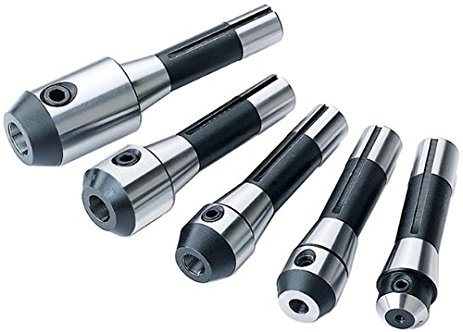 6 pc R8 End Mill Holder Set Sizes: 3/16