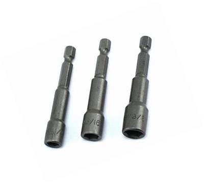  3 pc Magnetic Nut Setter 1/4" Hex Sizes: 1/4",5/16' and 3/8"