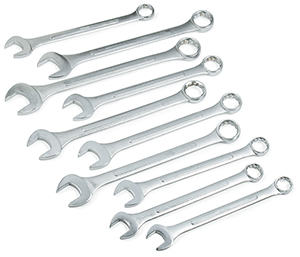 17292 TITAN 10 pc Metric Jumbo Combination Wrench Set Sizes: 30 MM to 42 MM