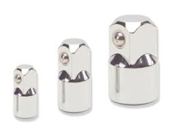 1770 3 pc Chrome Socket Adaptor Set . 1/4" (F) x 3/8" (M). 3/8" (F) x 1/2" (M) . 1/2" (F) x 3/4" (M)