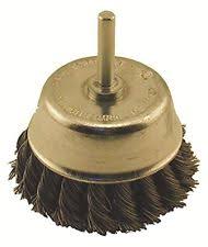 1846-C Enkay 3" Knotted Cup Brush 1/4" Shank 12,800 RPM