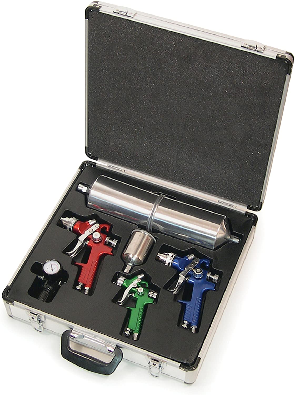 4 Pc. TRIPLE SET-UP HVLP SPRAY GUN KIT  2