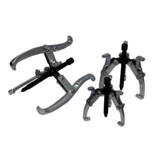 GRIP 3 pc 3 Jaw Gear Puller Set Sizes: 3" 4" and 6"