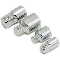 Titan 4 pc Socket Adaptor Set Chrome Vanadium Steel Construction