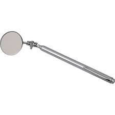 Inspection Mirror Size: 1" 6" Knurled Steel handle