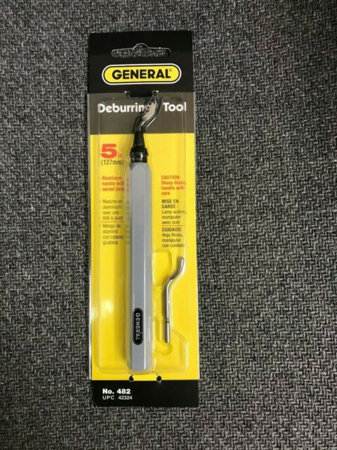 GENERAL TOOLS Swivel Head Deburring Tool with Metal Handle