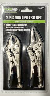 GRIP 2 Pc Mini Locking Plier Set Size & Fit Guide 