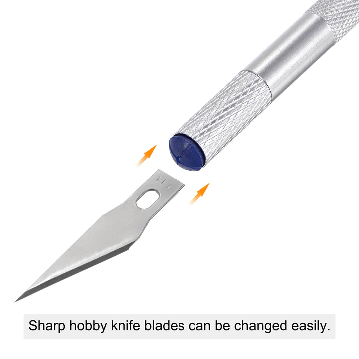 5" HOBBY KNIFE WITH 5  BLADES 1
