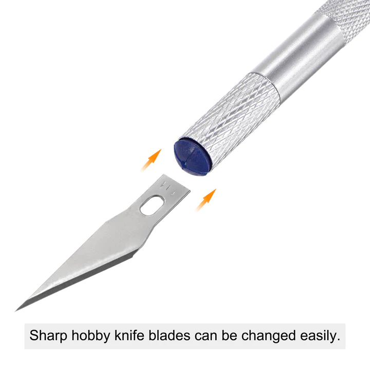 5 HOBBY KNIFE WITH 5 BLADES