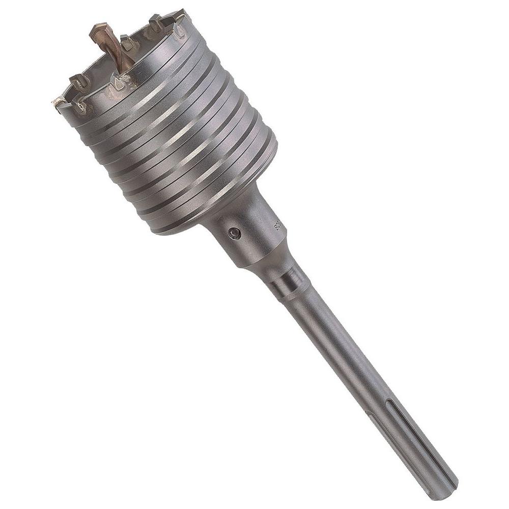 7/16" x 5" x 1/2" Hex 8 Tooth Hollow Core Masonry Carbide Tipped Drill Bit