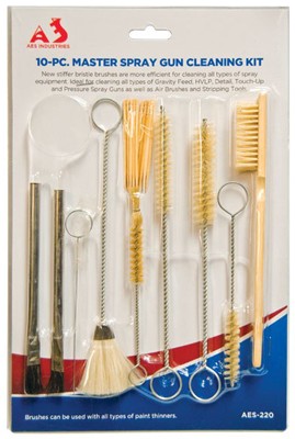 10 pc Master Spray Gun Cleaning Kit