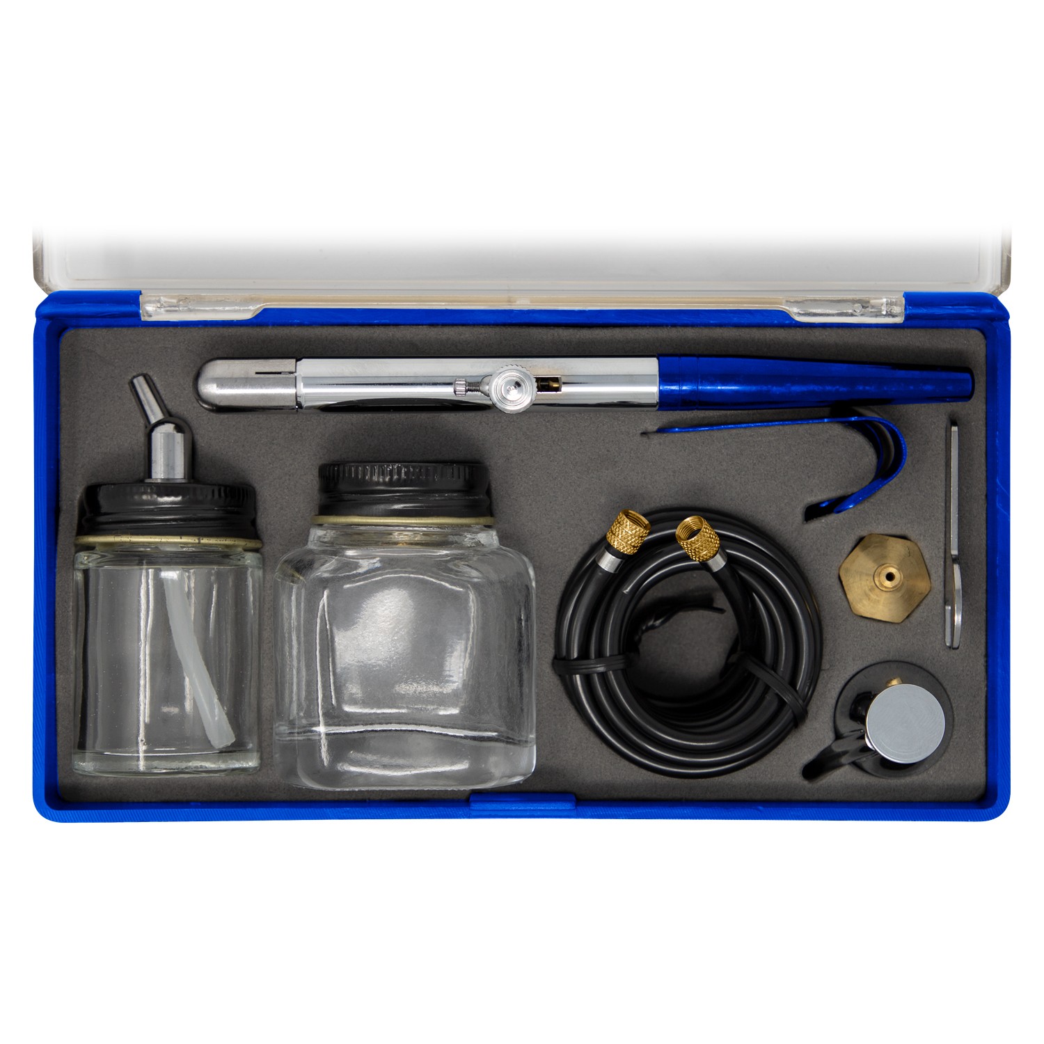 Professional Internal-Mix Airbrush Kit by AES INDUSTRIES