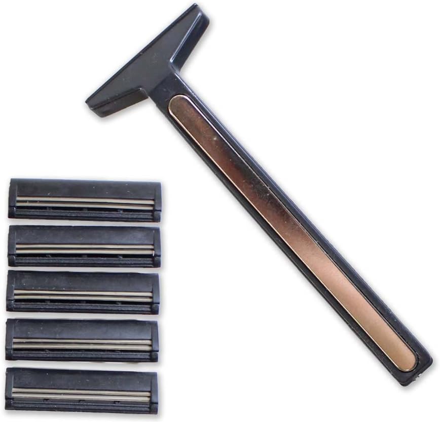 Disposable Razor with 5 Spare SS Blades As Seen In... Disposable Razor with 5 Spare SS Blades As Seen In...