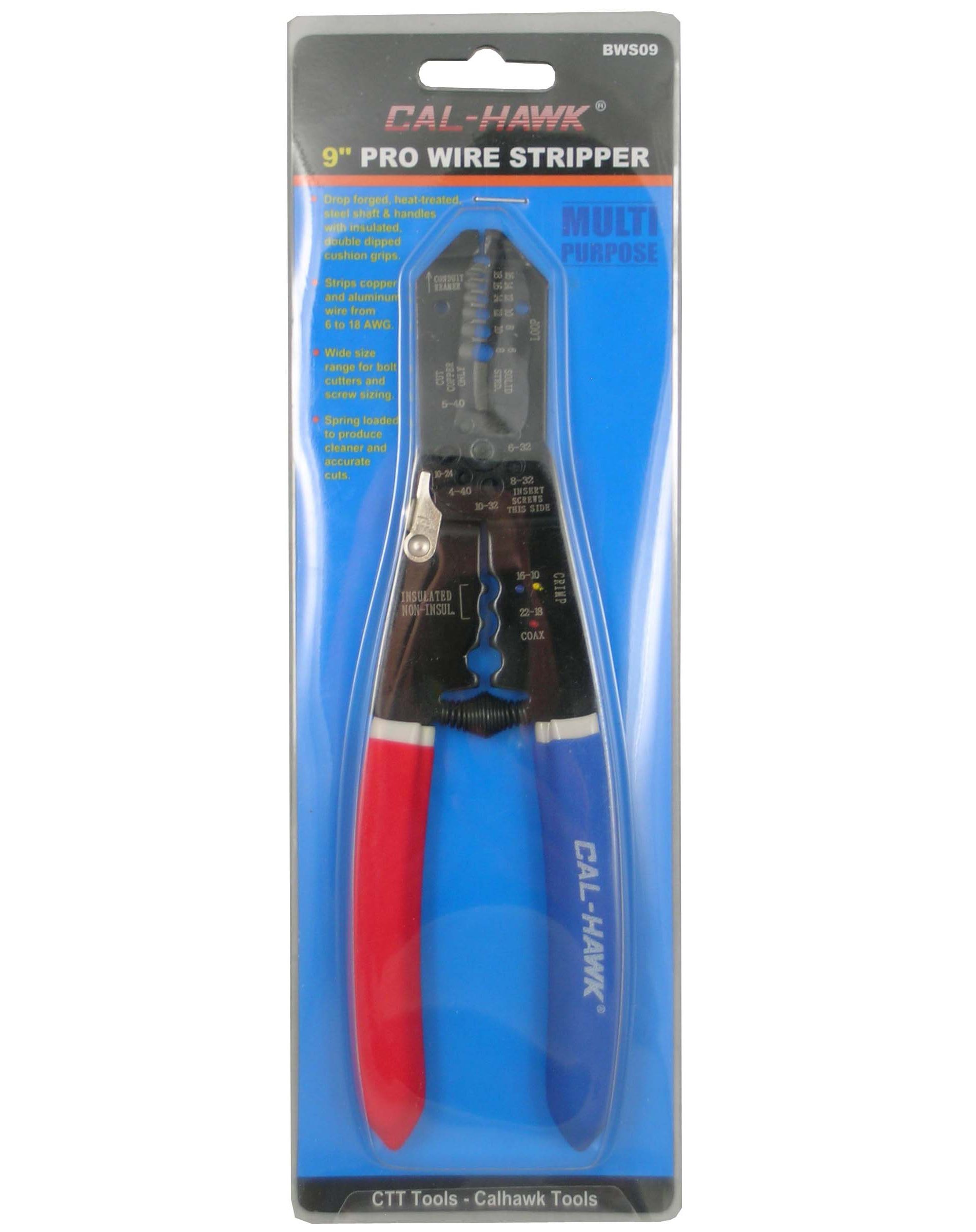 BWS09 Cal-Hawk 9" Professional Wire Stripper