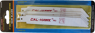 5 Pack 6" BI-Metal Reciprocating Saw Blades