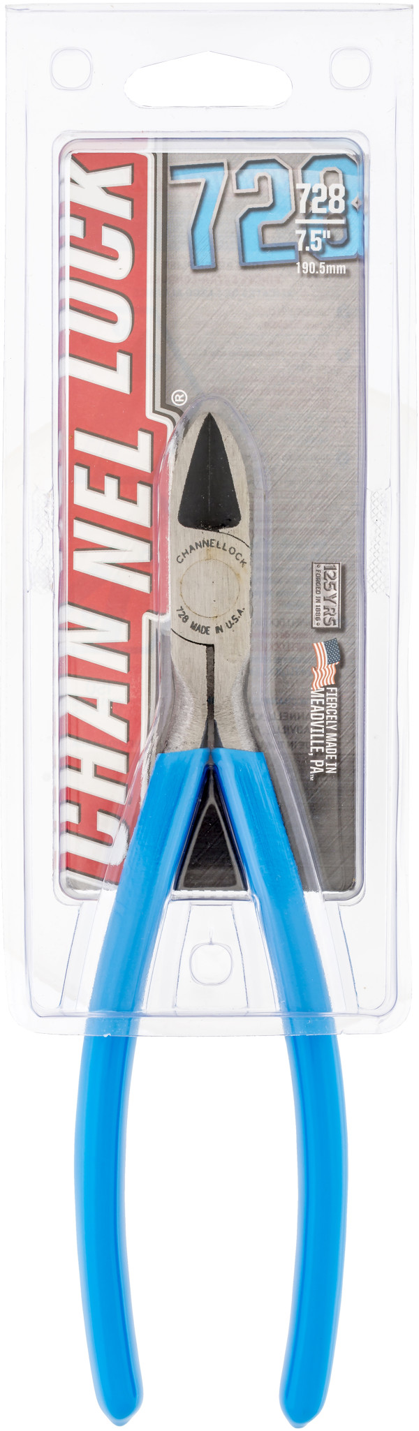 7-1/2" DIAGONAL CUTTING LONG REACH PLIERS by CHANNELLOCK 1