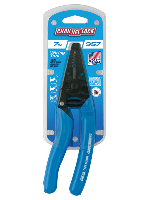 7" Wire Stripper Cutter by CHANNELLOCK  2