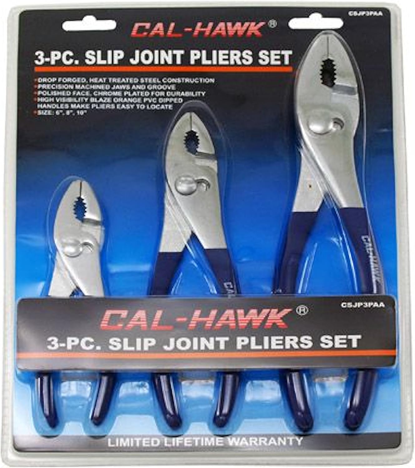 3 pc Slip Joint Plier Set