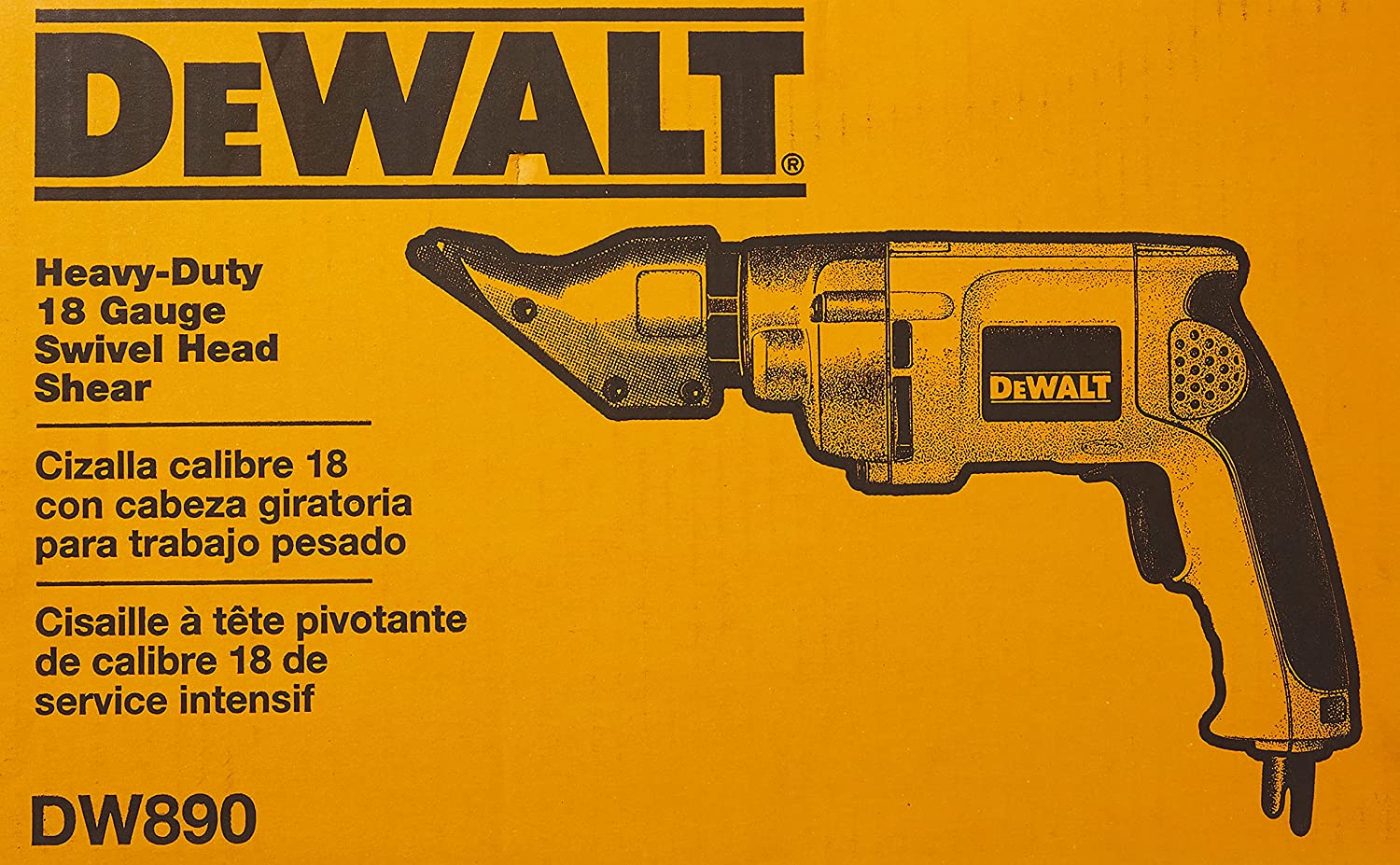 DEWALT 18 GAUGE Metal Shear With Swivel Head 3