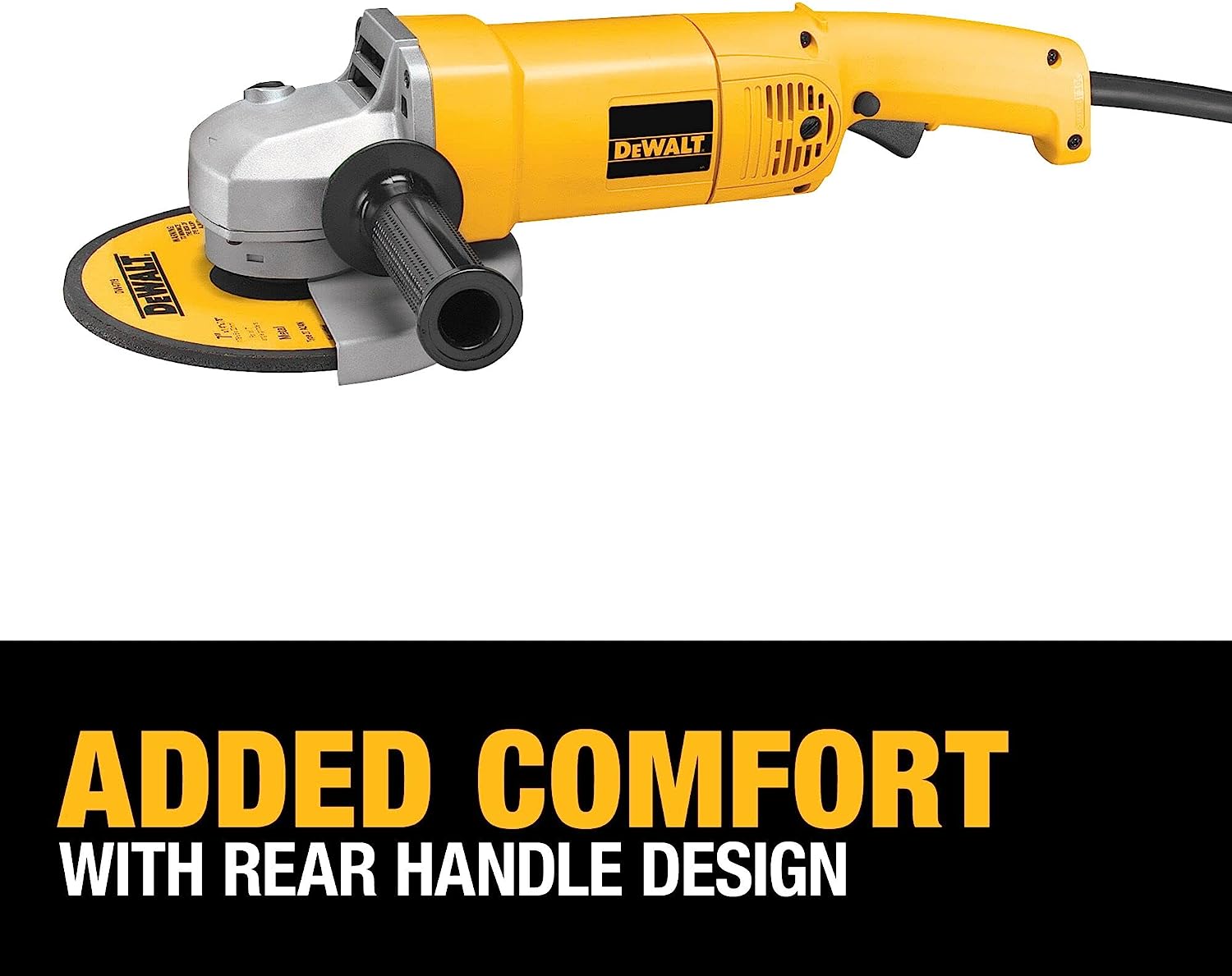 DeWALT 7" Medium Angle Grinder 3