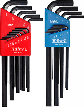 Eklind 22 Pc. Extra-Long Arm Hex-L Key Set  MM & SAE As Seen In...