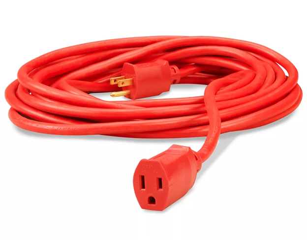 25' 12/3 Extra Heavy Duty Outdoor/Grounded Extension Cord  1