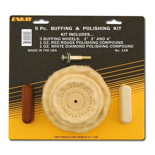 ENKAY 5 pc Buffing and Polishing Kit
