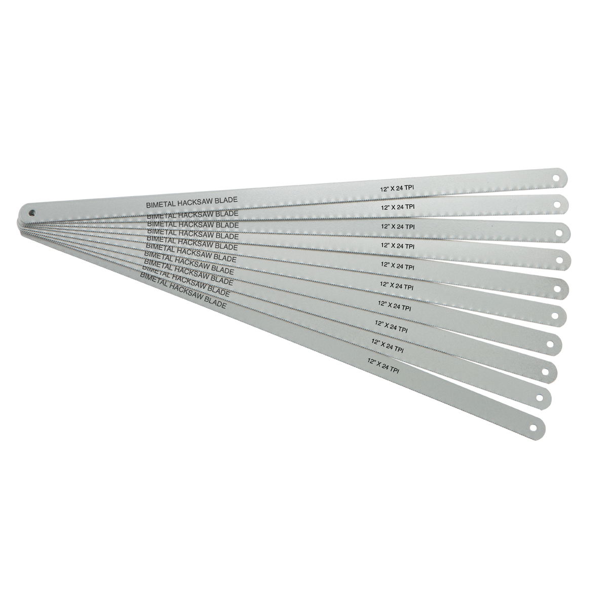 Disston 10 pc 12" x 1/2" x 0.25" 24 Tooth Hacksaw Blades