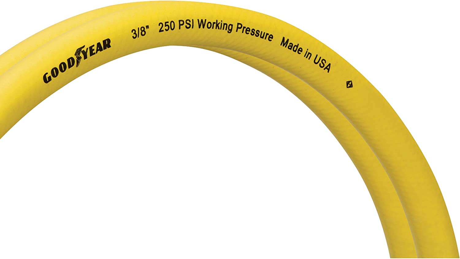 Good Year 3/8" x 25 ft Rubber Air Hose 250 PSI 1