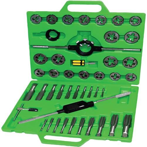  45 Pc Tungsten Tap & Die Set MM by GRIP