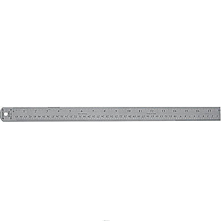 18" /300 mm Steel Ruler with Conversion Table