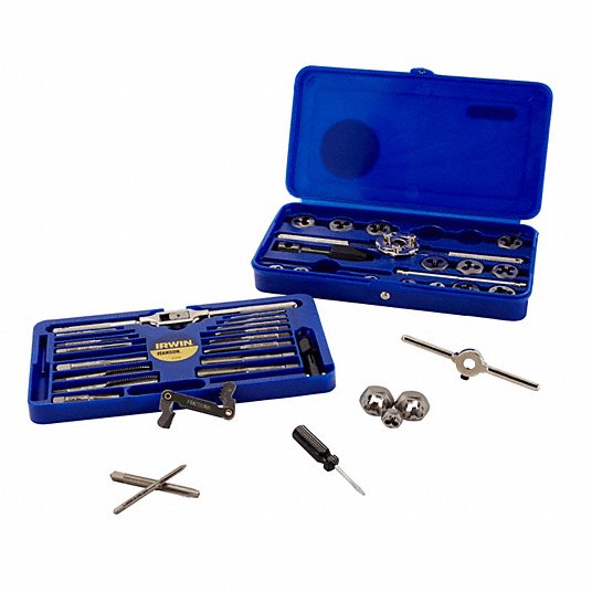 41 PC. TAP & DIE SET SUPER SET STANDARD (10-24NC TO 1/2 41 PC. TAP & DIE SET SUPER SET STANDARD (10-24NC TO 1/2