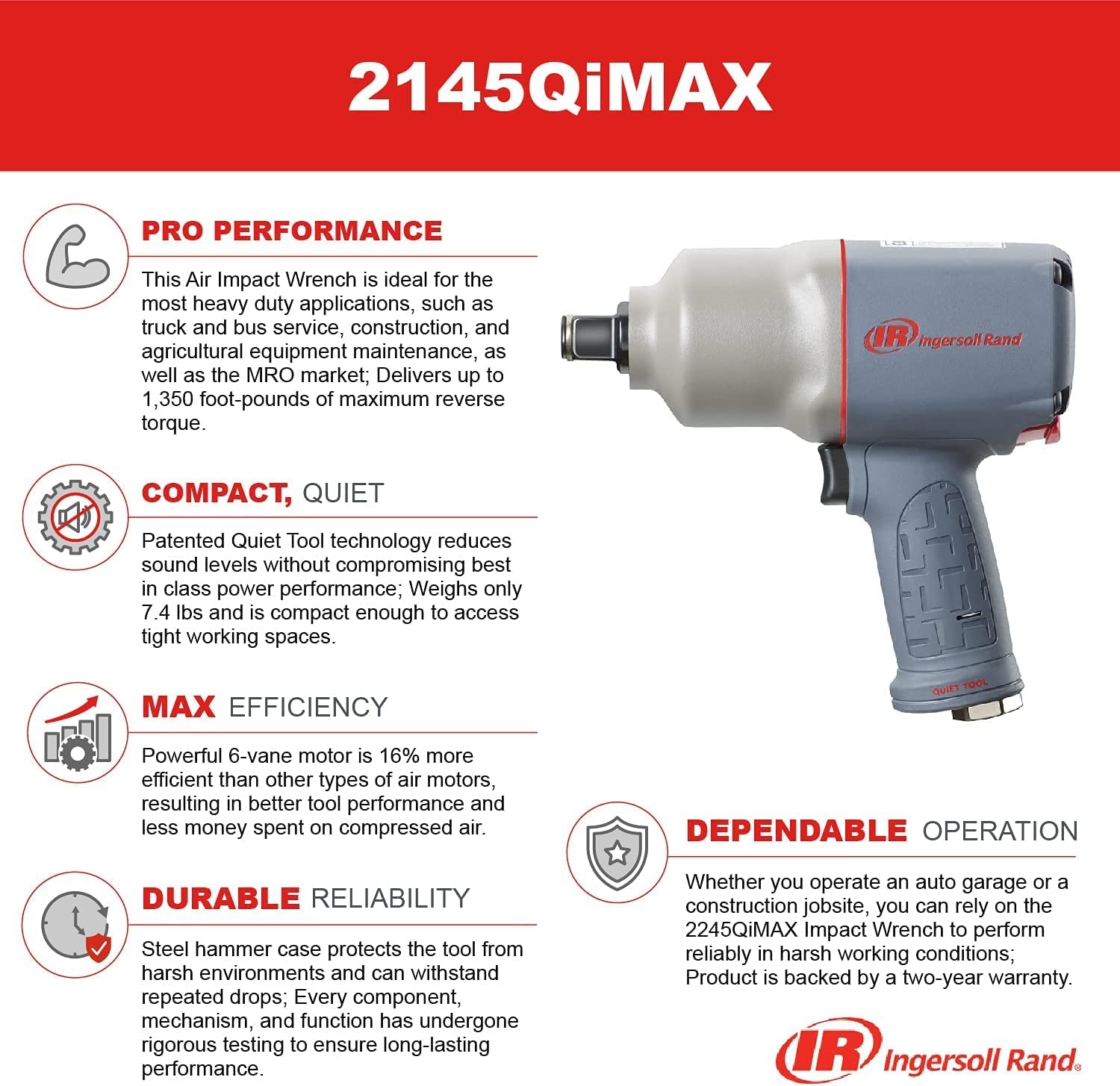 Ingersoll-Rand 3/4" Drive Impact Wrench 1