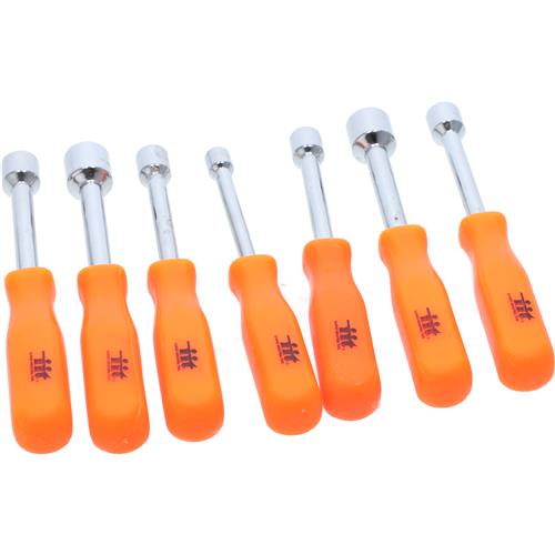 7 pc Metric Nut Driver Set Size & Fit Guide 
