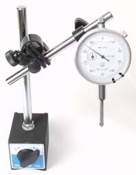 Single Action Magnetic Base Holder and Dial Indicator Set 