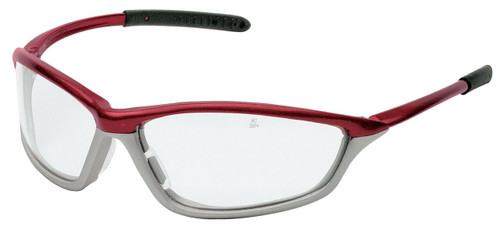 Claer Safety Glasses Crim/Stone Frame (12 pack)