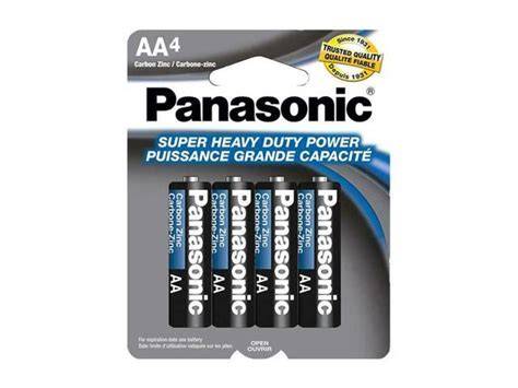 AA4 Panasonic 4 Pack Heavy Duty Batteries