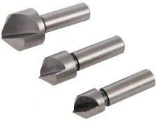 3 pc H.H.S. Countersink Set Carbon Steel For Wood Use Sizes: 1/2",5/8" and 3/4"