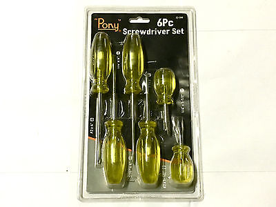 6 pc PONY Screwdriver Set