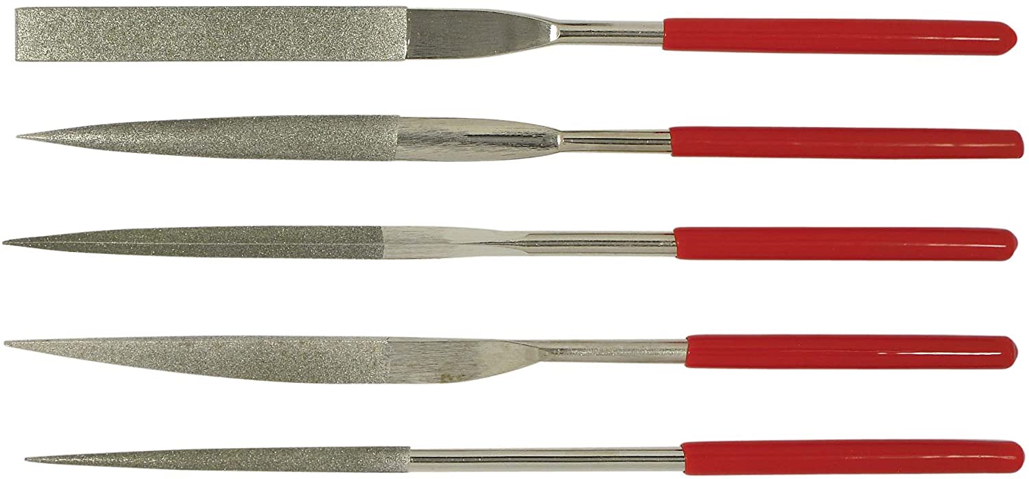 5 pc 7" Professional Quality Diamond File Set