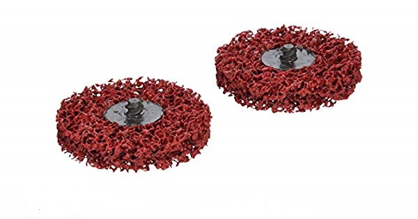 2 pc 3" Coarse Red Stripping Roloc Disc 