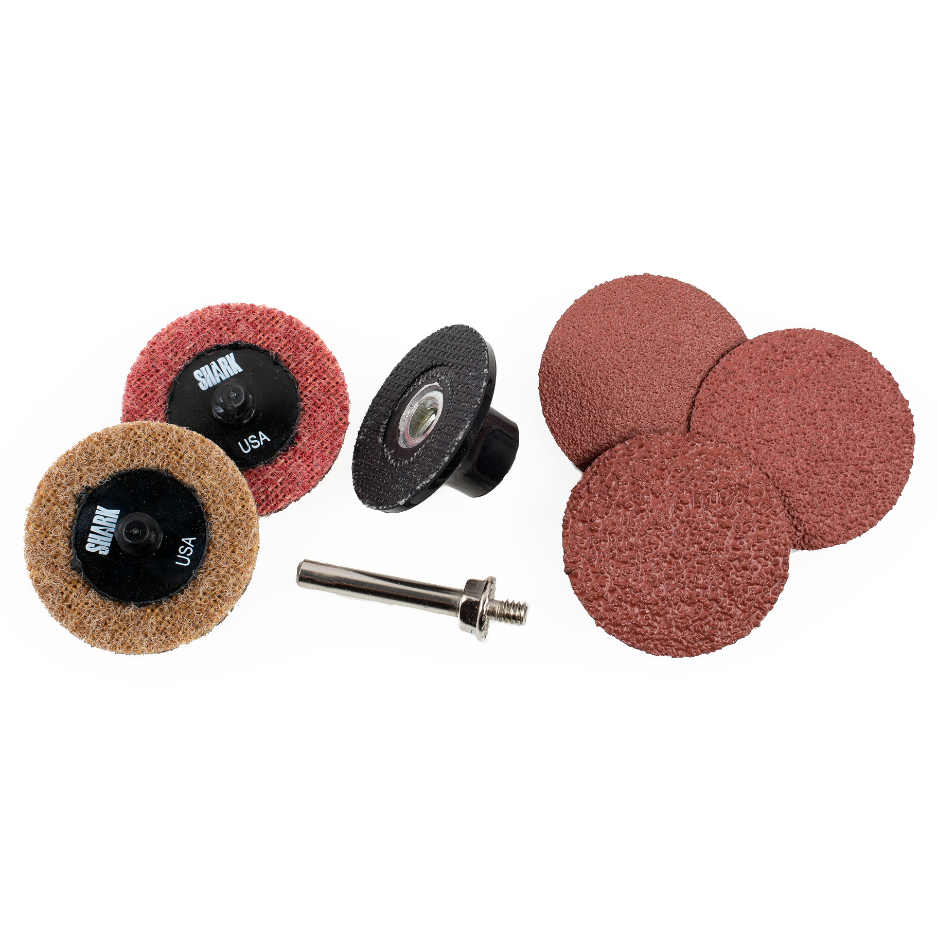 SHARK 6 PC. Grinding Kit  2″ Mini Grinding & Surface Conditioning 1