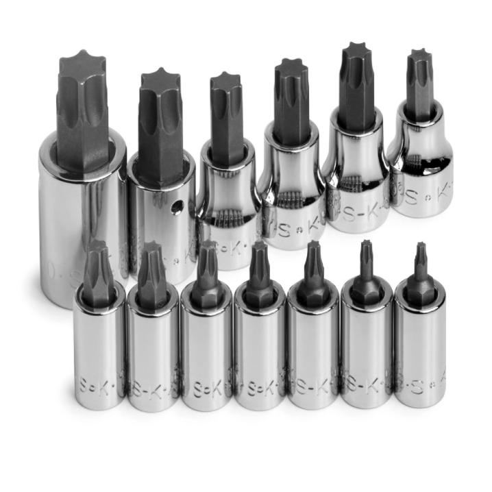 84213 SK 13 pc Torx Bit Socket Set T8 to T60