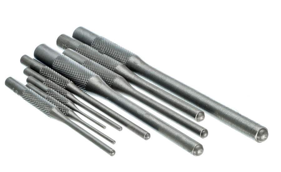 9 pc Roll Pin Punch Set 1/16" to 5/16" 2