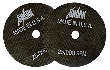 SHARK 3" x 1/32" x 3/8" Die Grinder Cut-Off Wheels (Pack of 100) Made in U.S.A.