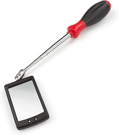 TELESCOPING LIGHTED INSPECTION MIRROR by TEKTON
