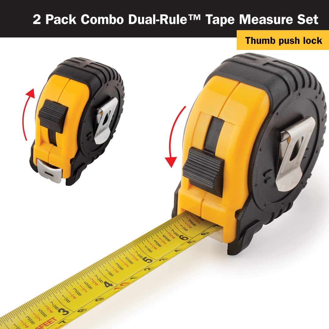 2 Pc. Dual-Rule Tape Measure Set by TITAN 2